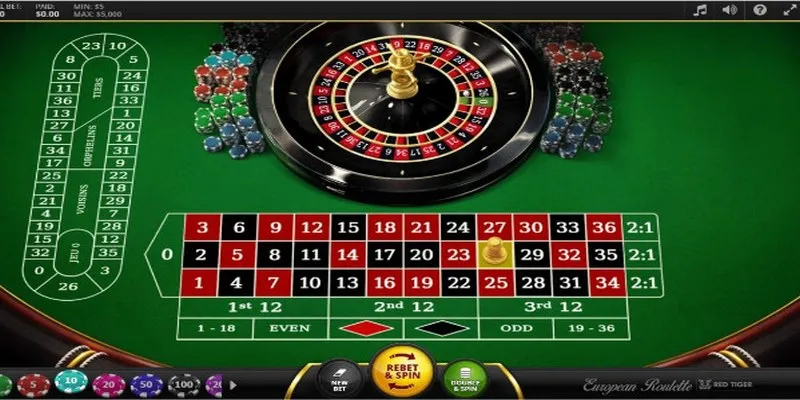 Khám phá luật chơi Live Roulette 8xbet 